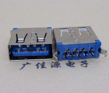 USB 2.0接口USB10.0母座180度直邊/彎腳